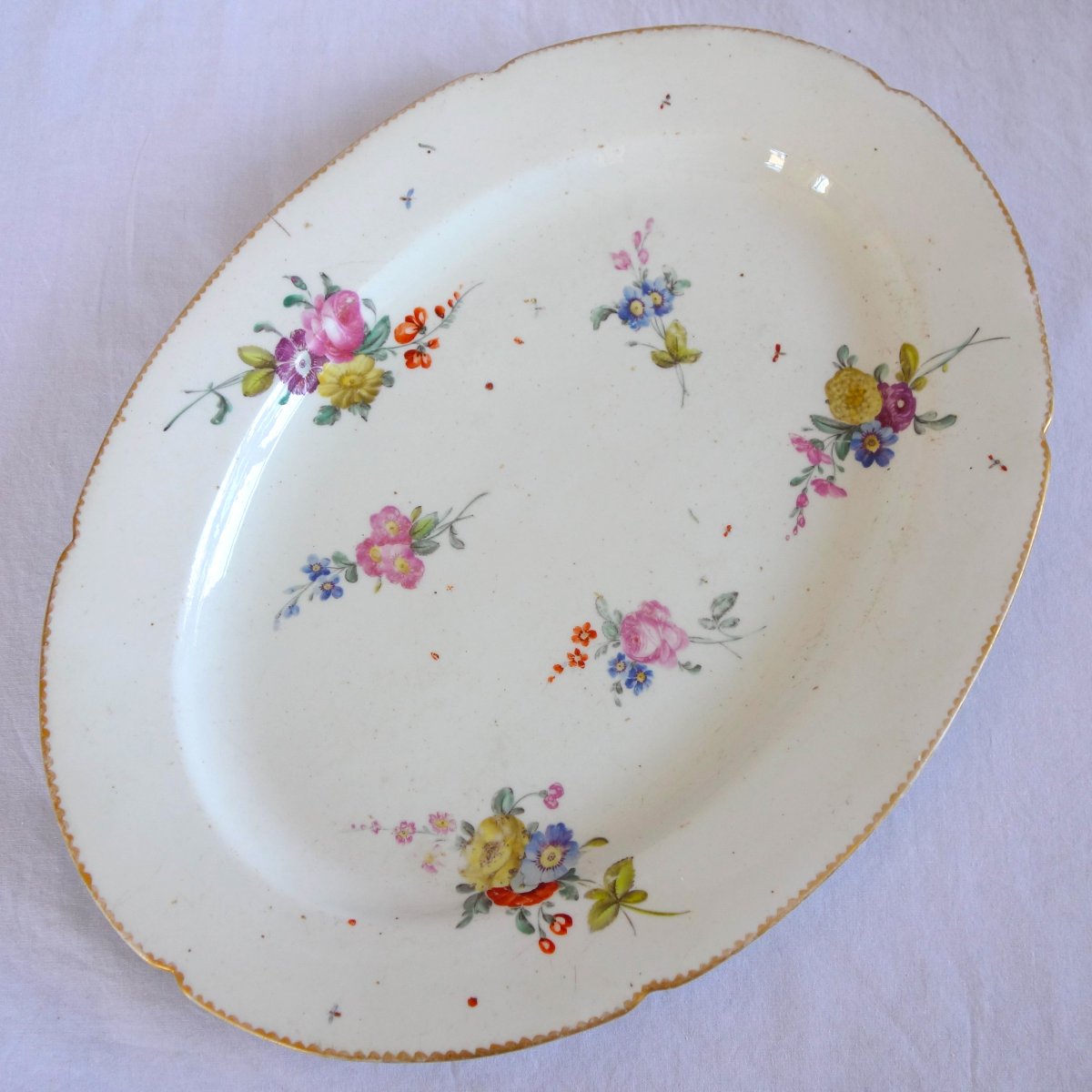 An 18th-century Paris Porcelain Serving Dish, Attributed To The Locré Manufactory