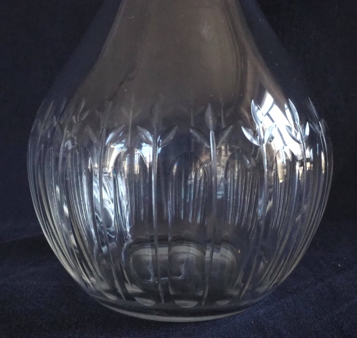 Baccarat: Cut-crystal Port Set—louis XVI Design From The 1907 Catalog-photo-1