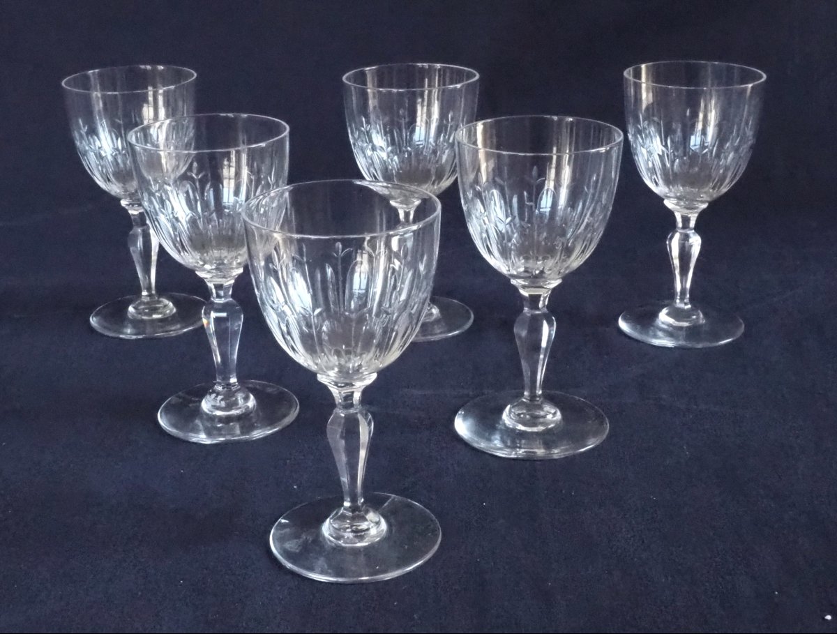 Baccarat: Cut-crystal Port Set—louis XVI Design From The 1907 Catalog-photo-3