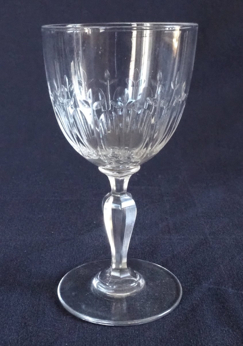 Baccarat: Cut-crystal Port Set—louis XVI Design From The 1907 Catalog-photo-5