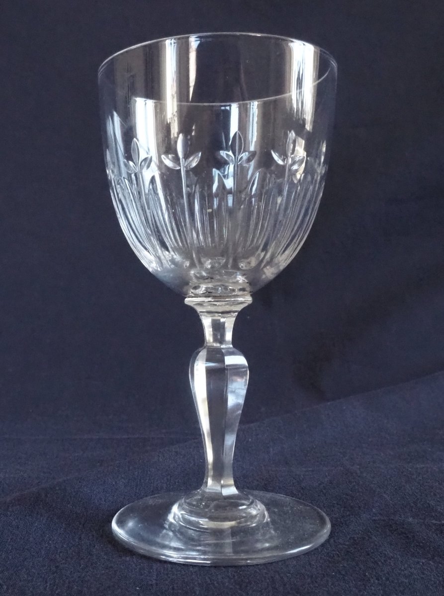 Baccarat: Cut-crystal Port Set—louis XVI Design From The 1907 Catalog-photo-6