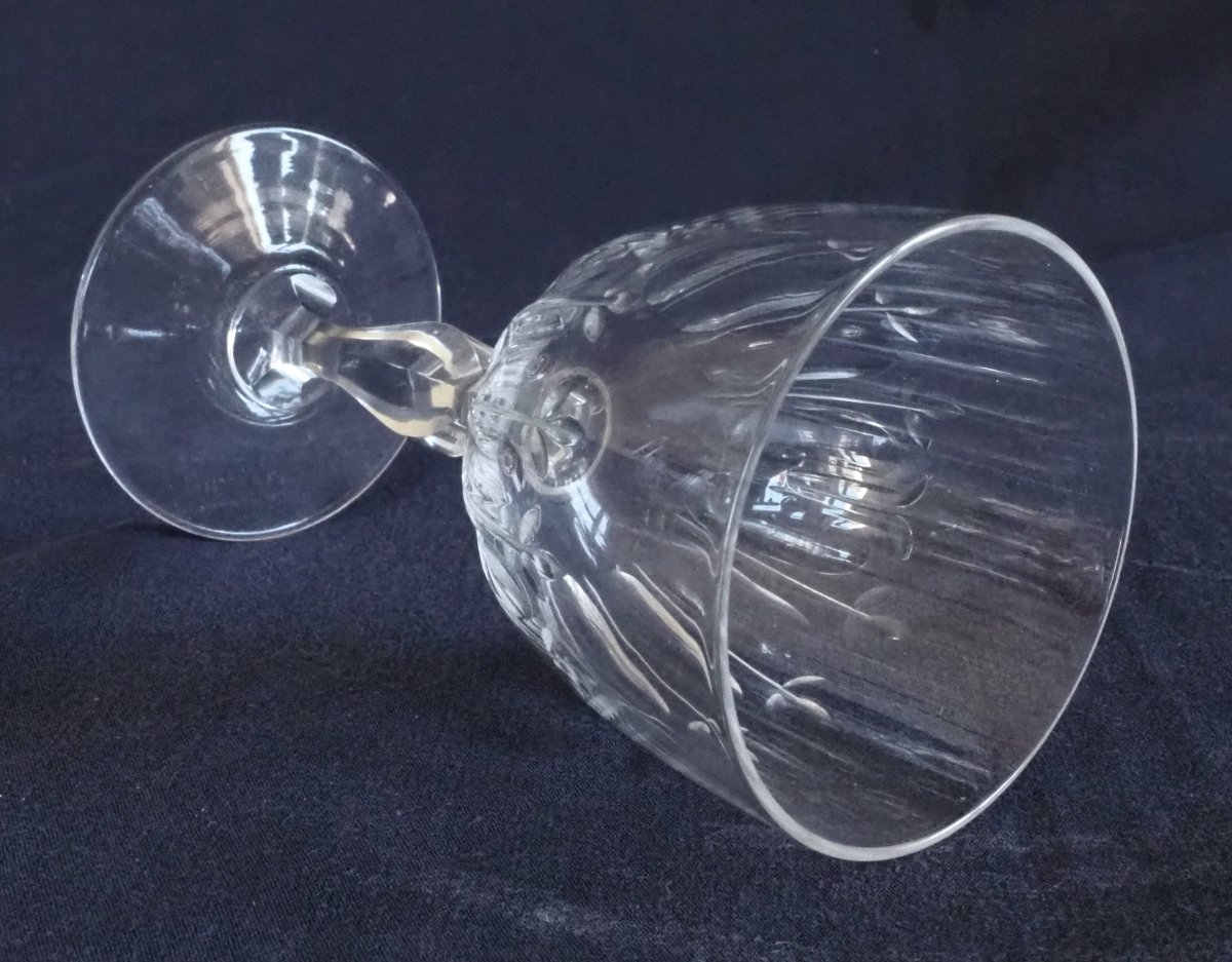 Baccarat: Cut-crystal Port Set—louis XVI Design From The 1907 Catalog-photo-7