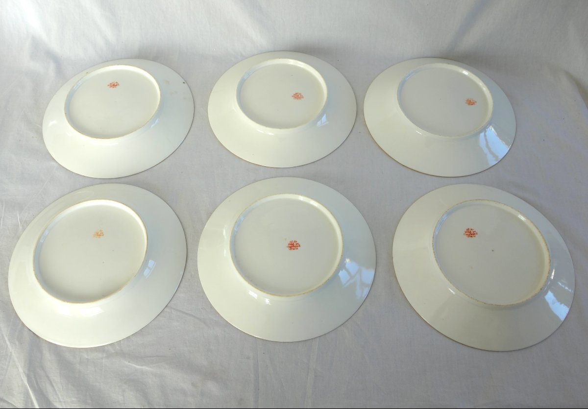 Dihl & Guerhard Manufactory—set Of 12 Dinner Plates Featuring Barbel—signed-photo-4