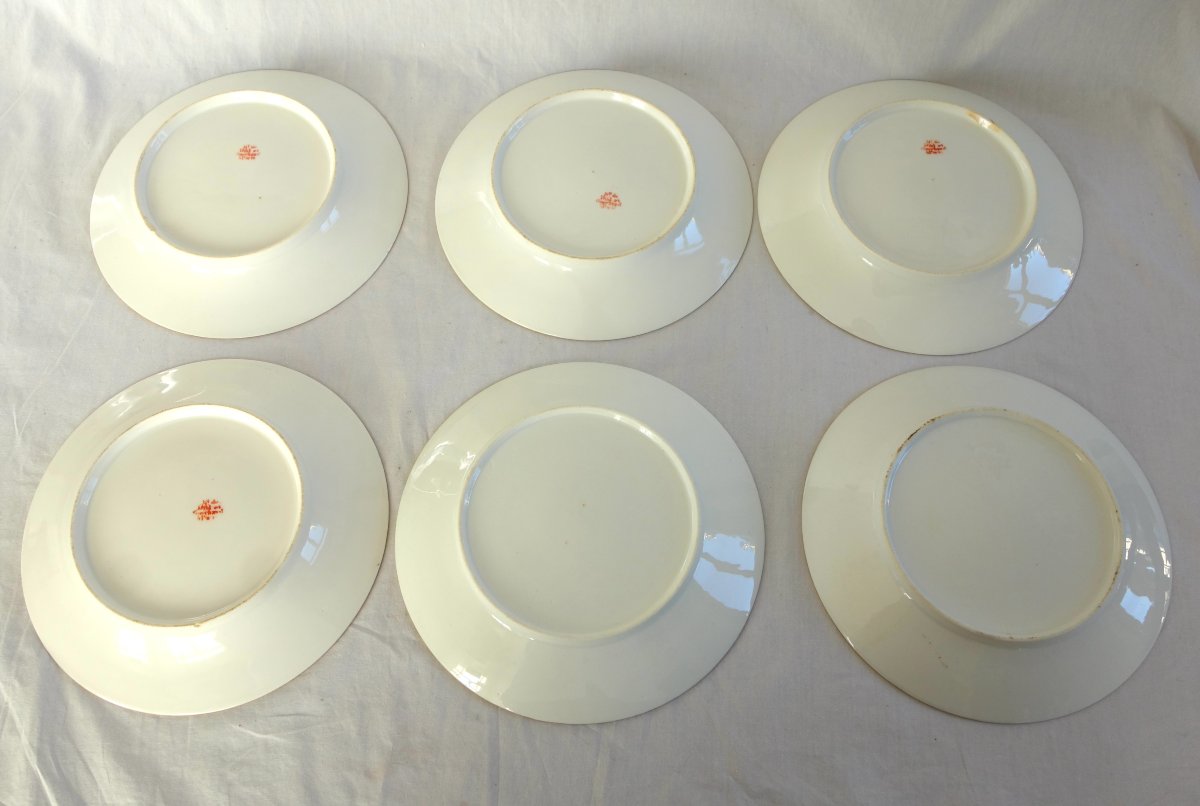 Dihl & Guerhard Manufactory—set Of 12 Dinner Plates Featuring Barbel—signed-photo-6