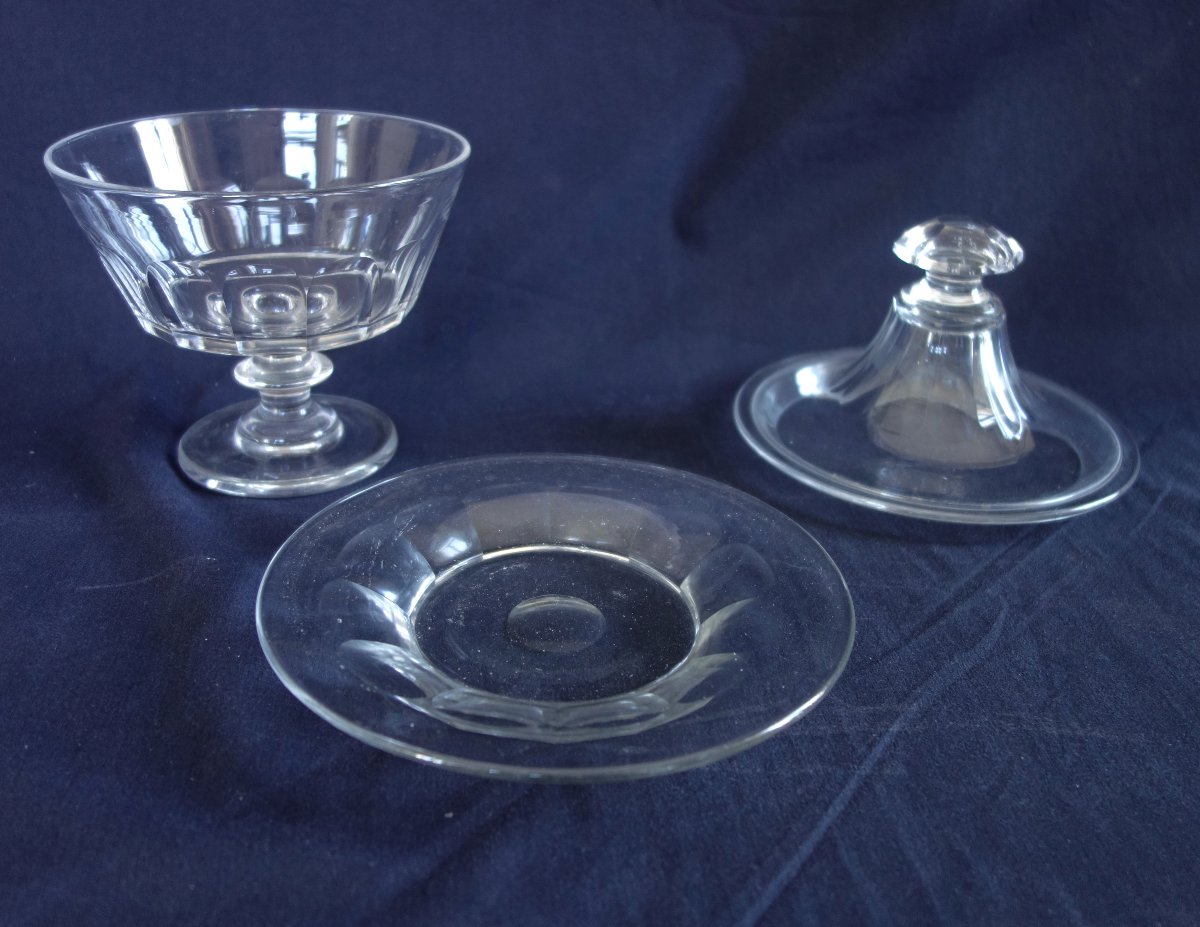 Baccarat - Saint Louis: Caton-style Cut Crystal Candy Dish - Circa 1840–50-photo-4