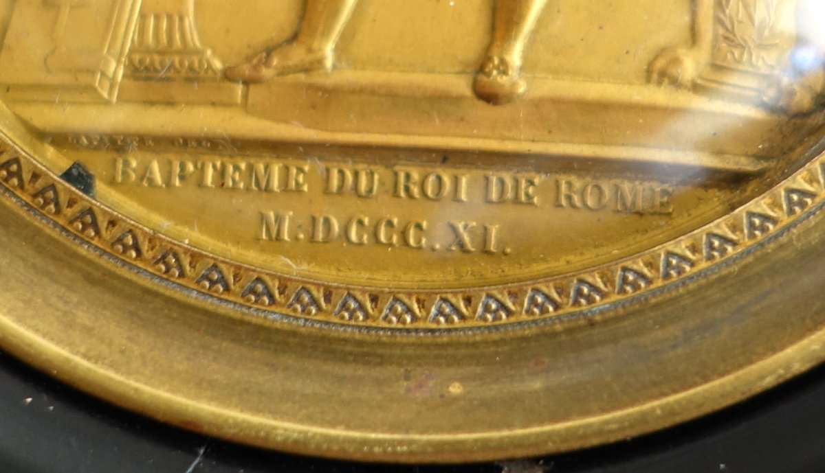 Le Baptème du Roi de Rome - Miniature souvenir historique de l'Empire -photo-2