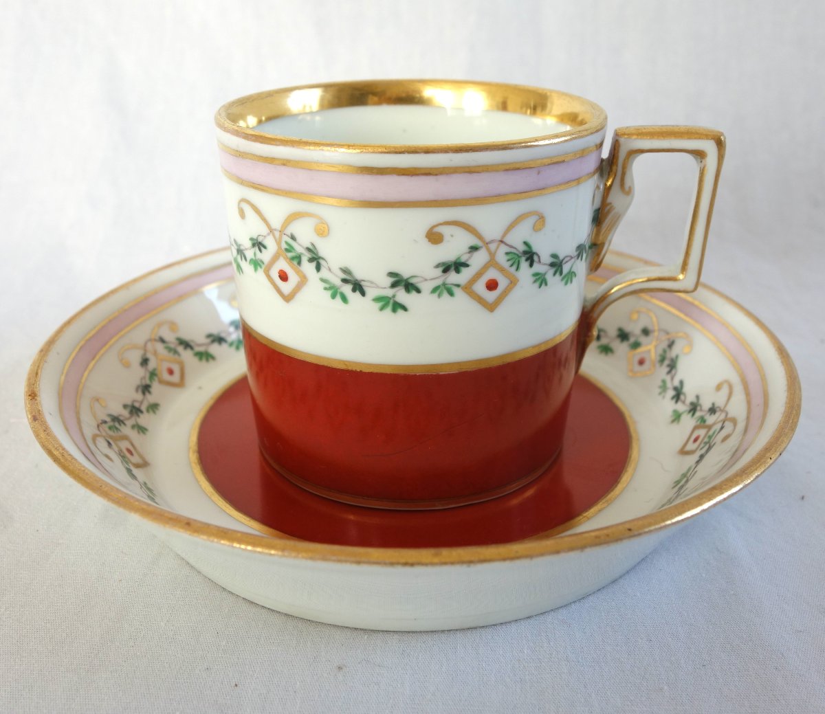Vienna Imperial Porcelain Manufactory, 1-litre Porcelain Cup, Ca. 1820—signed-photo-2