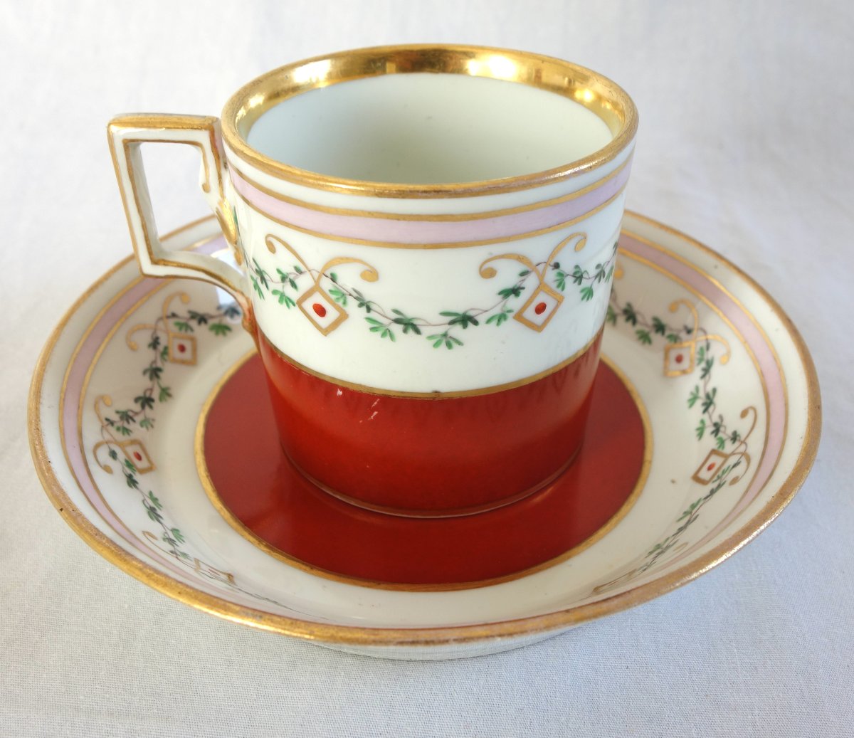 Vienna Imperial Porcelain Manufactory, 1-litre Porcelain Cup, Ca. 1820—signed-photo-4