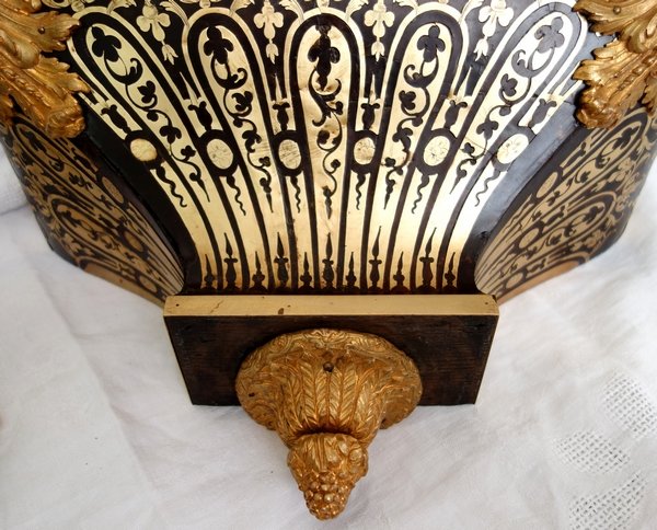 Large Pendulum Clock And Its Louis XIV-era Console Table By Jean Varin, Featuring Boulle Marquetry-photo-6