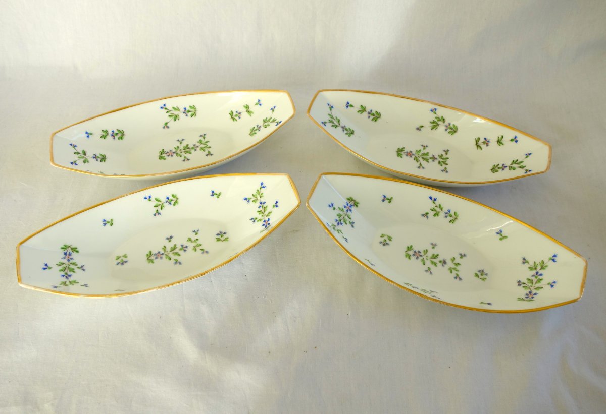 Dihl & Guerhard Manufactory - Barbeaux Tableware Set - 43 Pieces - Empire Period-photo-1