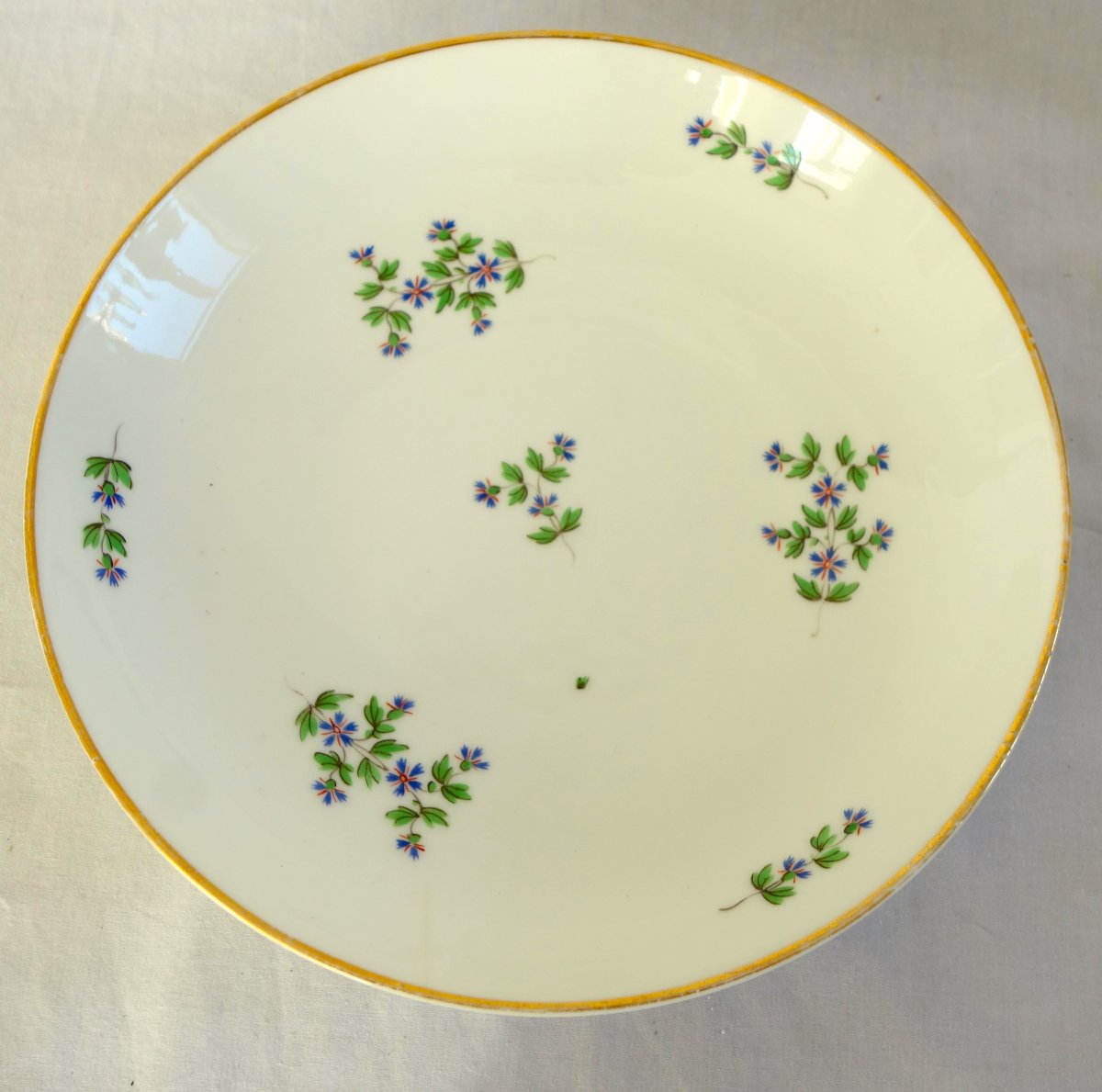 Dihl & Guerhard Manufactory - Barbeaux Tableware Set - 43 Pieces - Empire Period-photo-2