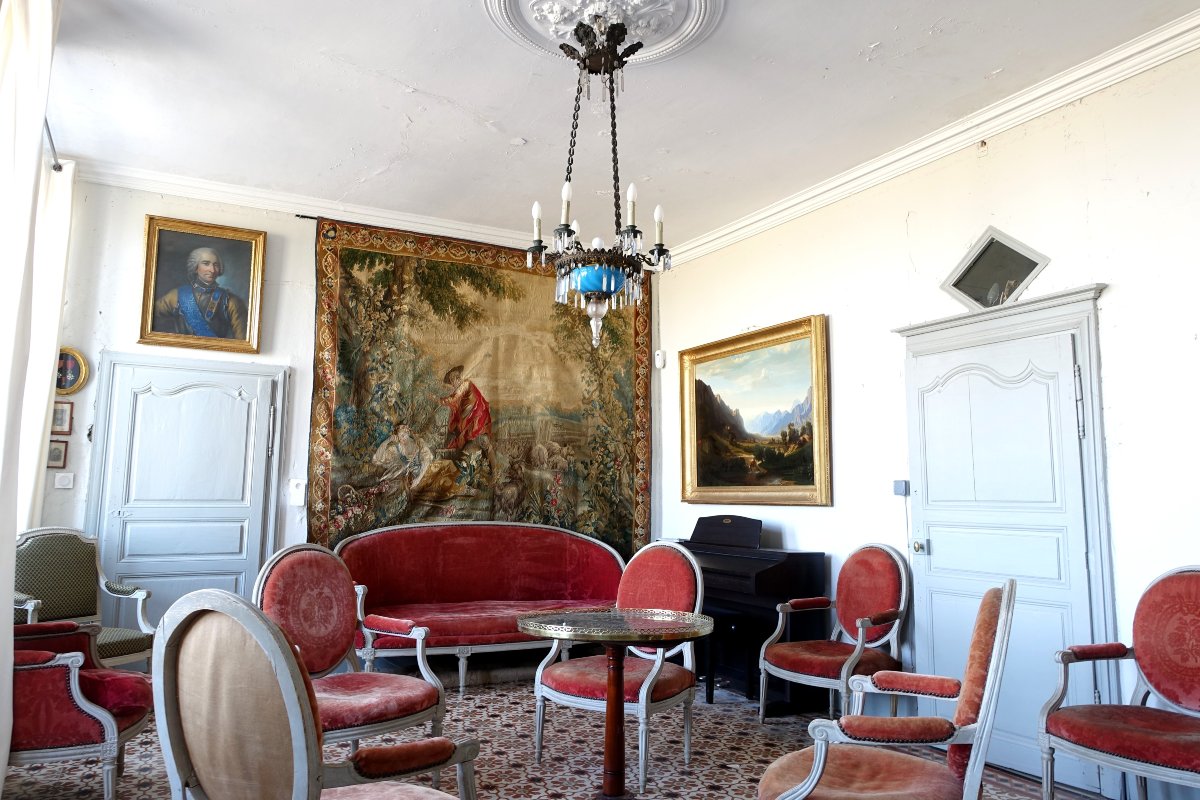 Baccarat - Napoleon III-era Crystal And Opaline Chandelier-photo-6