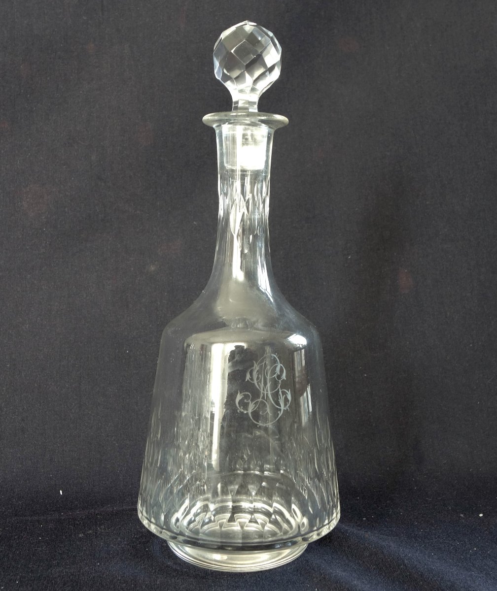 Baccarat - Liqueur Set For 8, Cut Crystal, Champigny Model-photo-3