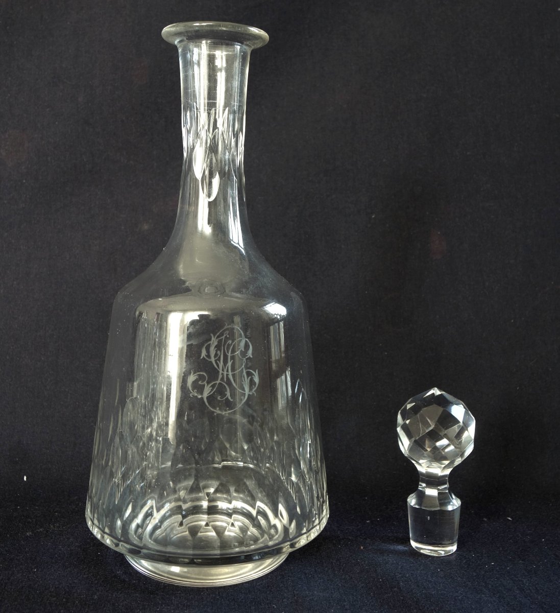 Baccarat - Liqueur Set For 8, Cut Crystal, Champigny Model-photo-1