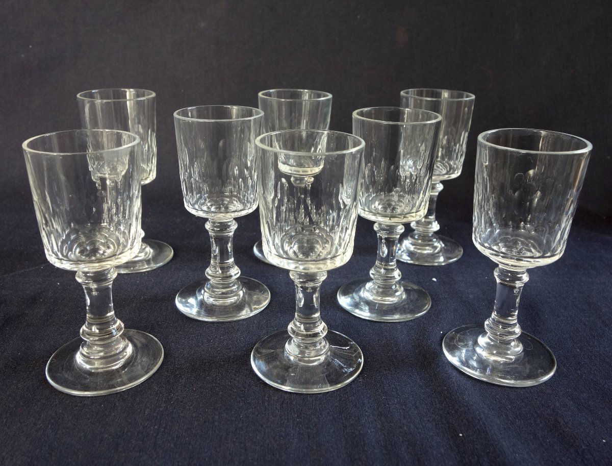 Baccarat - Liqueur Set For 8, Cut Crystal, Champigny Model-photo-5