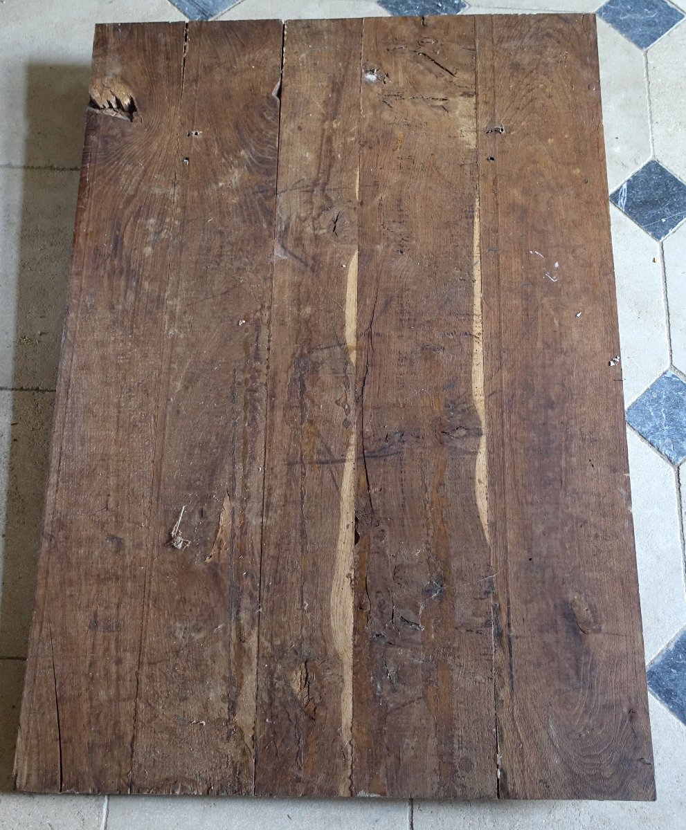 Louis XVI-style Trophy-shaped Door-top Panel—solid Oak, Finely Carved In Relief-photo-6