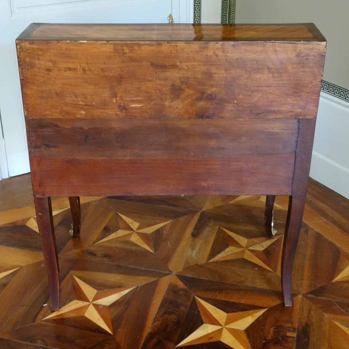 Vintage Louis XV-style Children's Sloping Desk With Marquetry—circa 1760-photo-3
