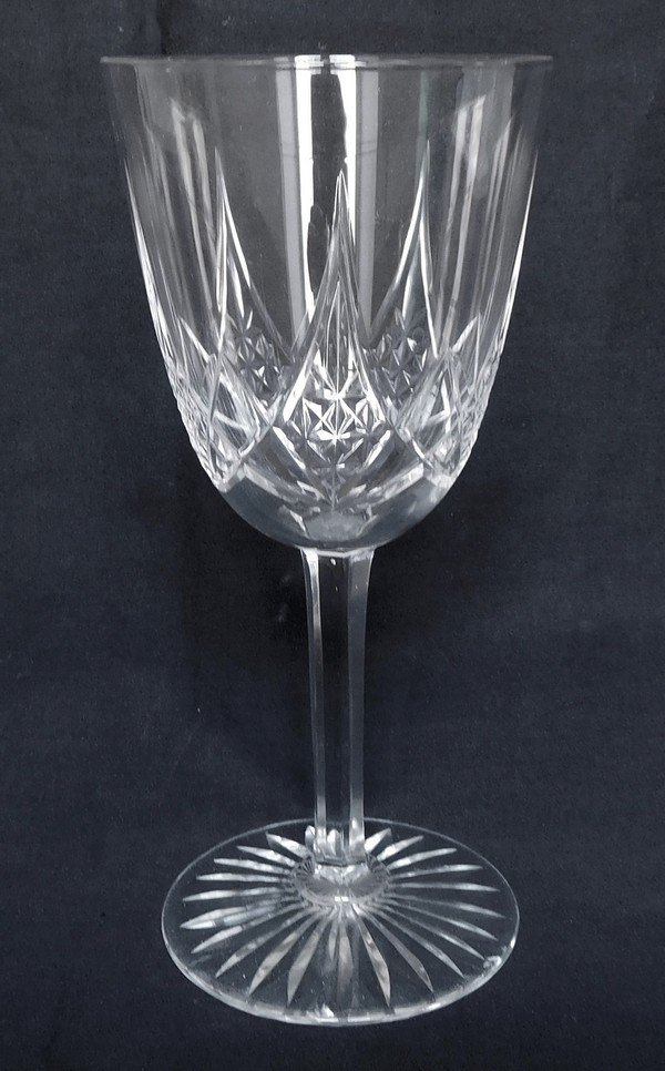 Baccarat service de verres pour 12 & carafes, cristal taillé, modèle Epron du catalogue de 1907-photo-1