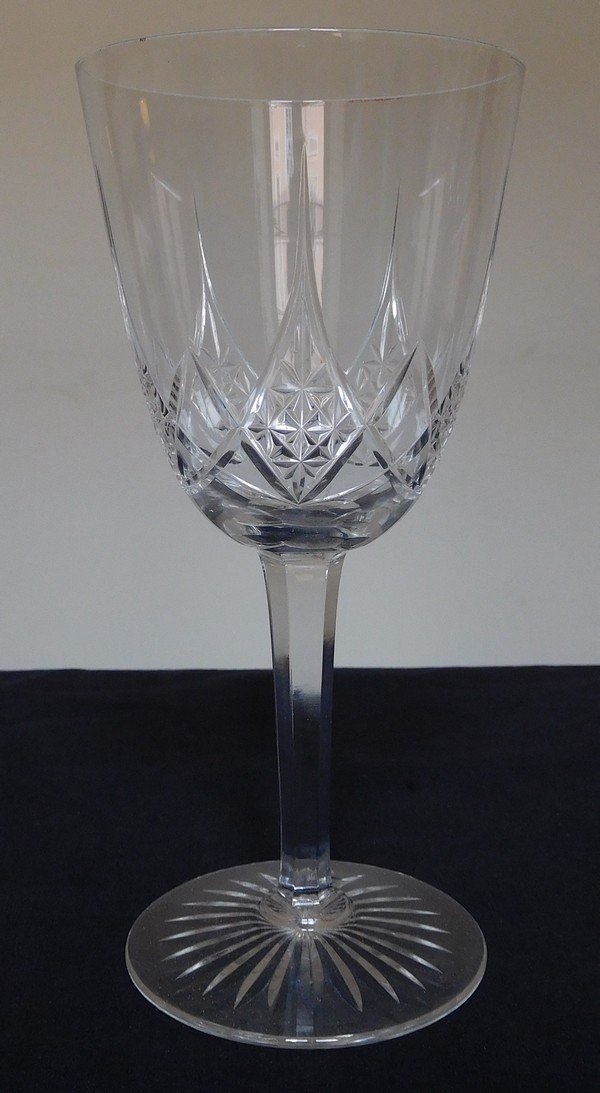 Baccarat service de verres pour 12 & carafes, cristal taillé, modèle Epron du catalogue de 1907-photo-2
