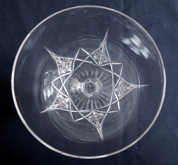Baccarat service de verres pour 12 & carafes, cristal taillé, modèle Epron du catalogue de 1907-photo-5