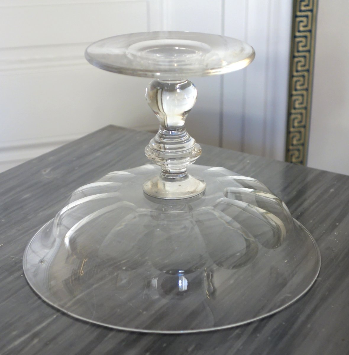Baccarat Dessert Bowl With A Cut-crystal Base, A Model Listed In The 1907 Catalog-photo-4