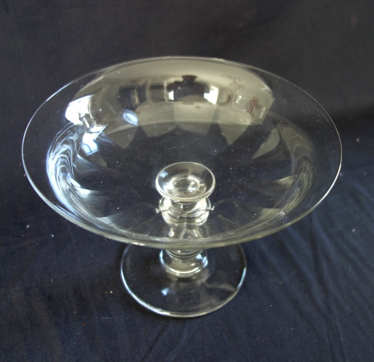 Baccarat Dessert Bowl With A Cut-crystal Base, A Model Listed In The 1907 Catalog-photo-3