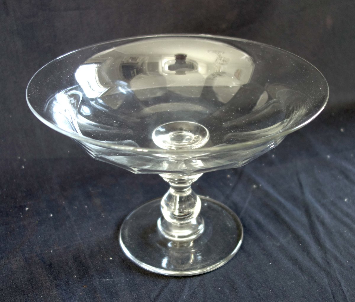 Baccarat Dessert Bowl With A Cut-crystal Base, A Model Listed In The 1907 Catalog-photo-5