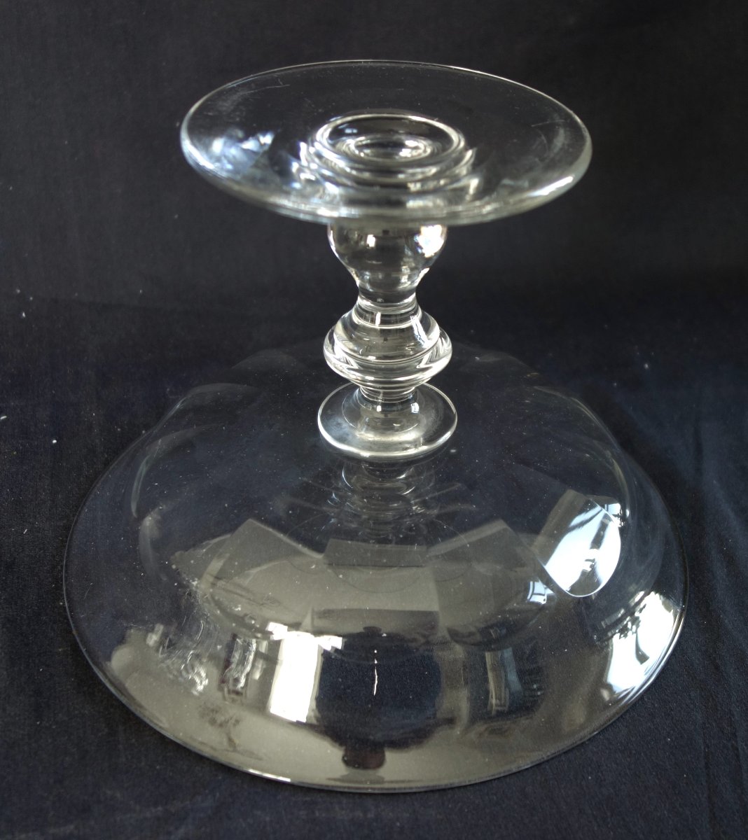 Baccarat Dessert Bowl With A Cut-crystal Base, A Model Listed In The 1907 Catalog-photo-6