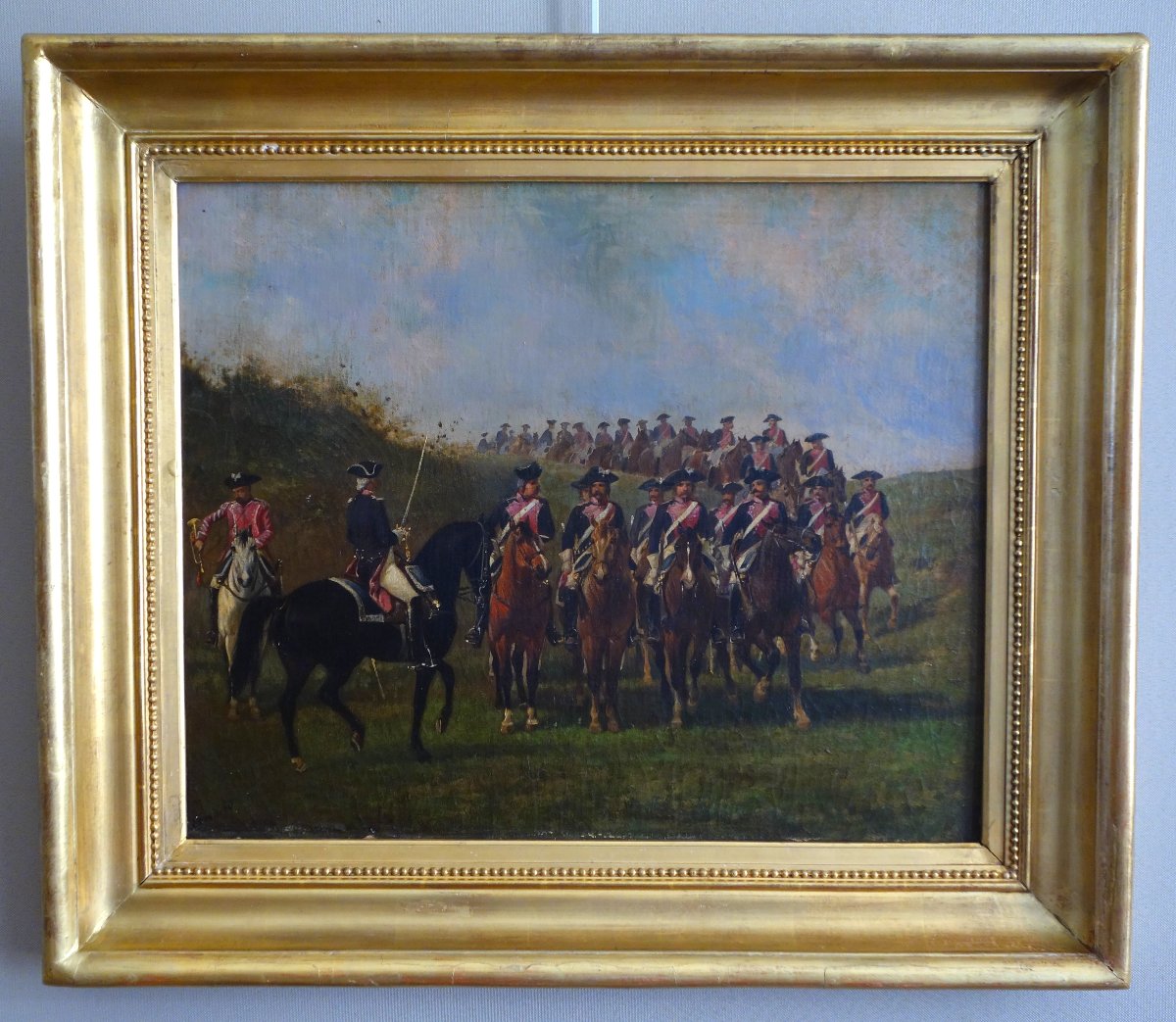 Louis Bombled: Squadron Of The Royal-normandy Cavalry Regiment Between 1762 And 1767—signed-photo-3