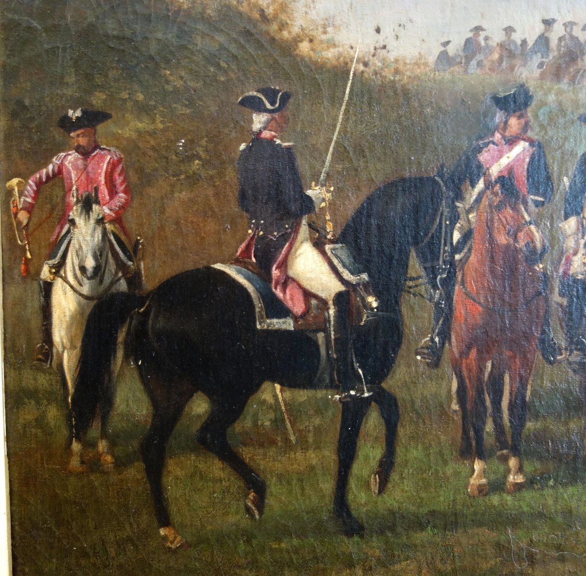 Louis Bombled: Squadron Of The Royal-normandy Cavalry Regiment Between 1762 And 1767—signed-photo-4