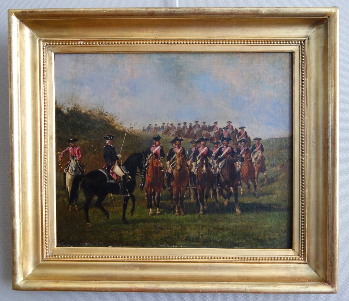 Louis Bombled: Squadron Of The Royal-normandy Cavalry Regiment Between 1762 And 1767—signed
