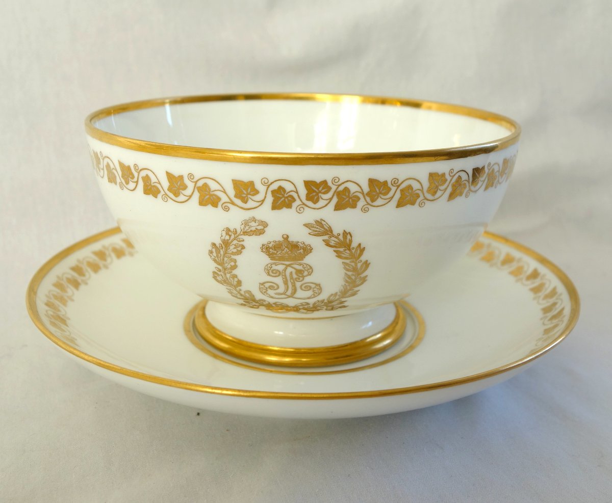 Sèvres: Louis Philippe’s Royal Bowl And Saucer At Trianon—porcelain, The Princes’ Service-photo-3