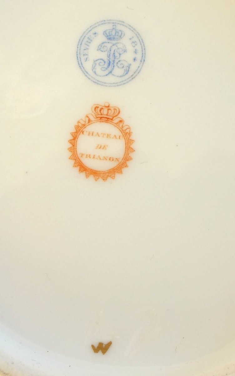 Sèvres: Louis Philippe’s Royal Bowl And Saucer At Trianon—porcelain, The Princes’ Service-photo-3