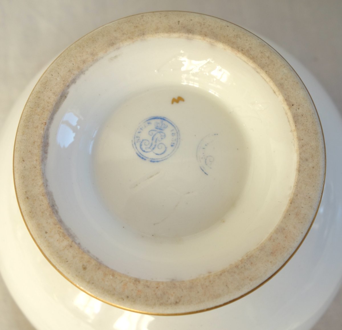 Sèvres: Louis Philippe’s Royal Bowl And Saucer At Trianon—porcelain, The Princes’ Service-photo-4