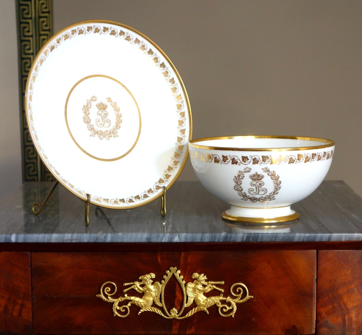 Sèvres: Louis Philippe’s Royal Bowl And Saucer At Trianon—porcelain, The Princes’ Service