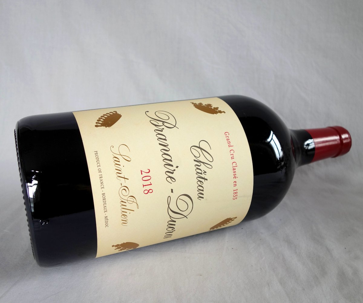 Bouteille Factice Jeroboam - Branaire Ducru 2018 4e Grand Cru Classé Saint Julien - décoration-photo-3