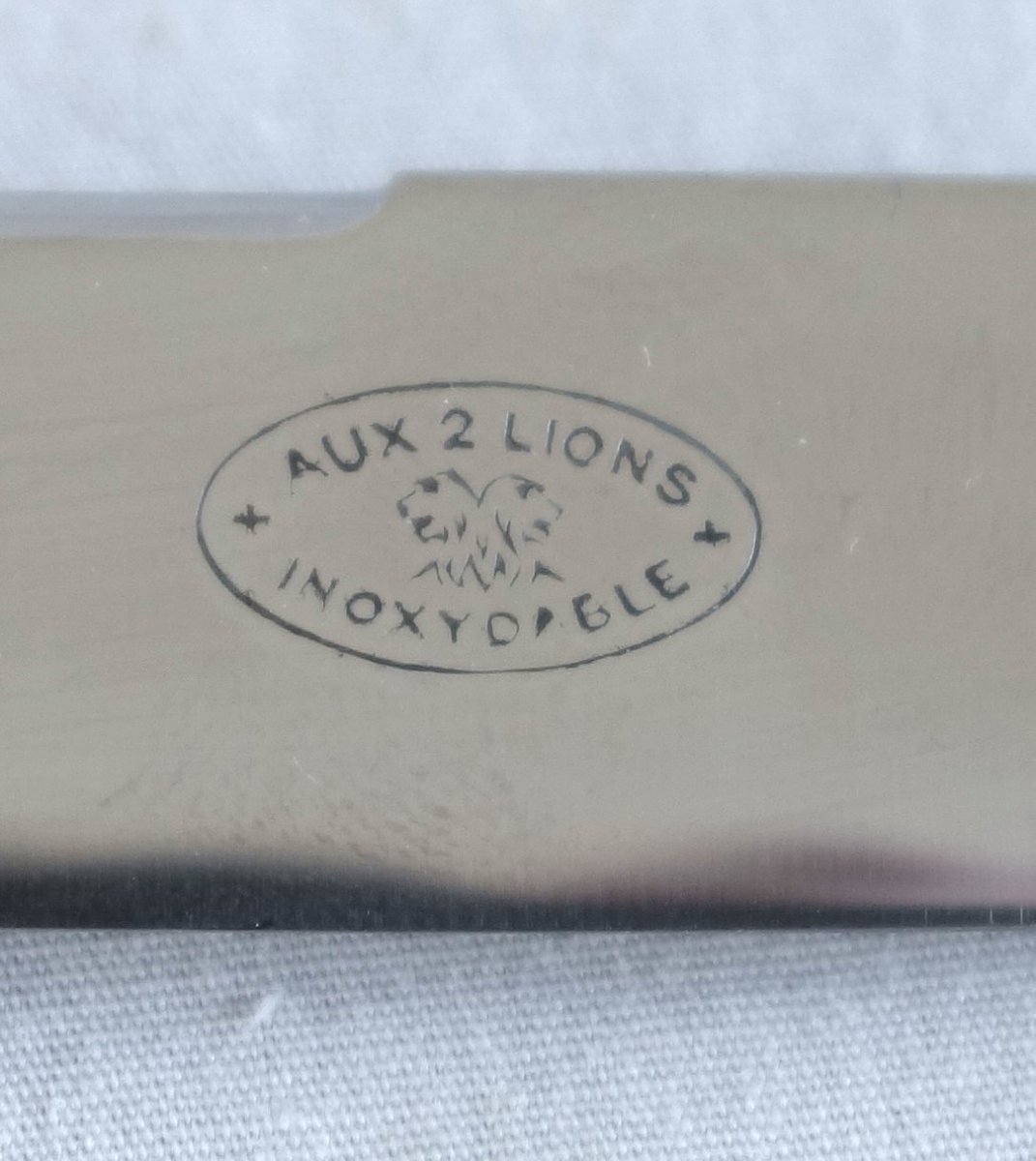Louis XVI-style Knife Set In Ebony And Silver For 6 People-photo-5