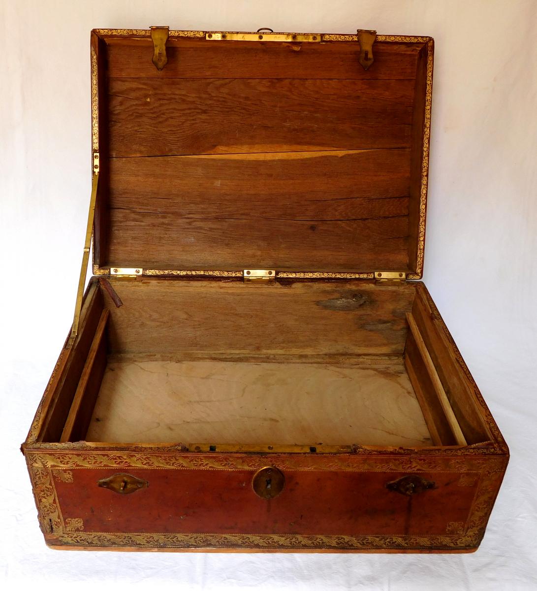 Provenance Royale - Coffret De Voyage En Cuir Aux Armes De Mesdames Filles De Louis XV-photo-7