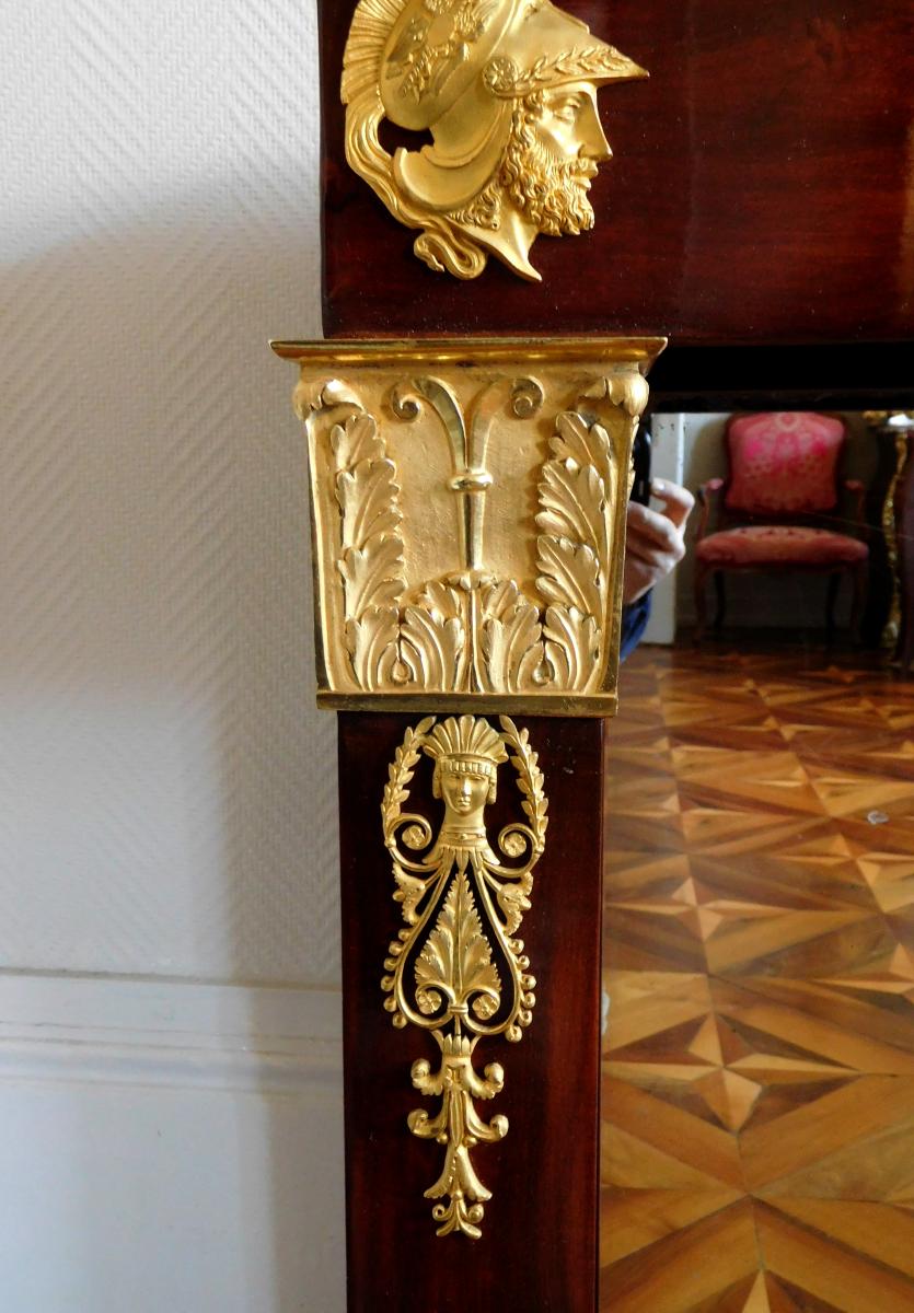 Thomire Dutherme - Mahogany And Ormolu Bronze Empire Period Console -photo-4