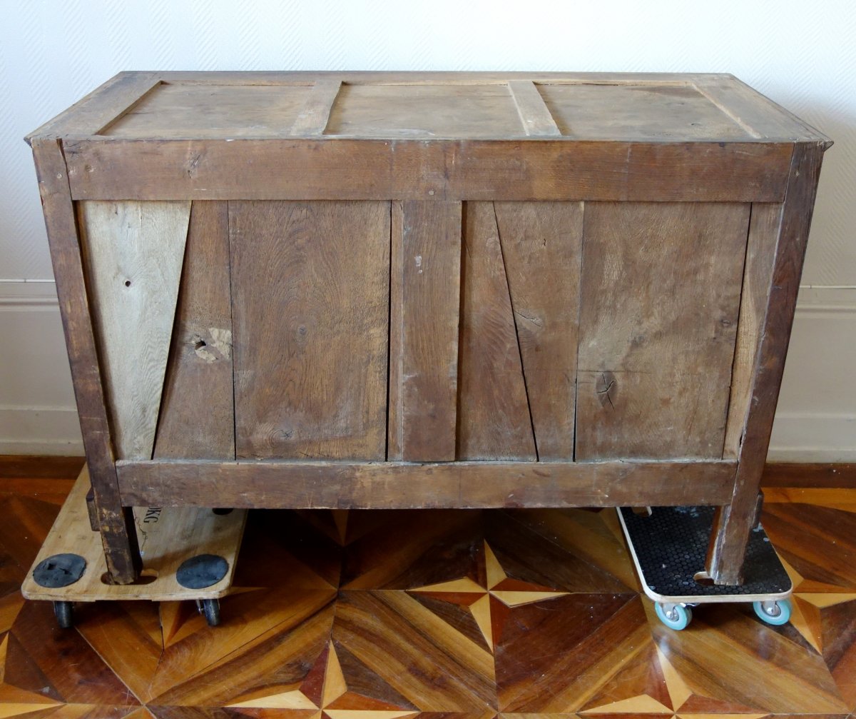 Marcion (attributed To) Commode In Mahogany And Gilt Bronze Empire Period-photo-6