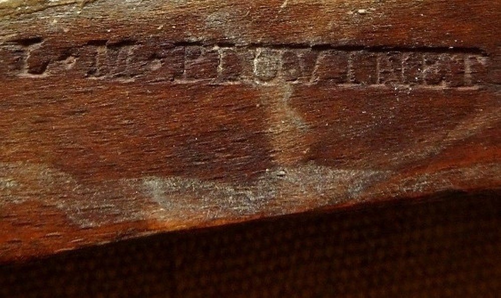 Pluvinet : Set Of 4 Louis XVI Finely Carved Chairs - Stamped-photo-8