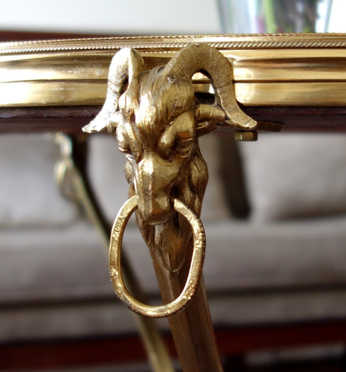 Louis XVI Ormolu And Marble Tea Table - Circa 1790-1800 -photo-4