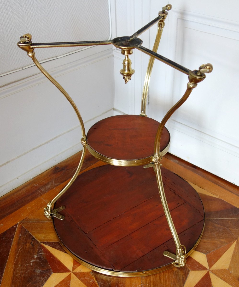 Louis XVI Ormolu And Marble Tea Table - Circa 1790-1800 -photo-5