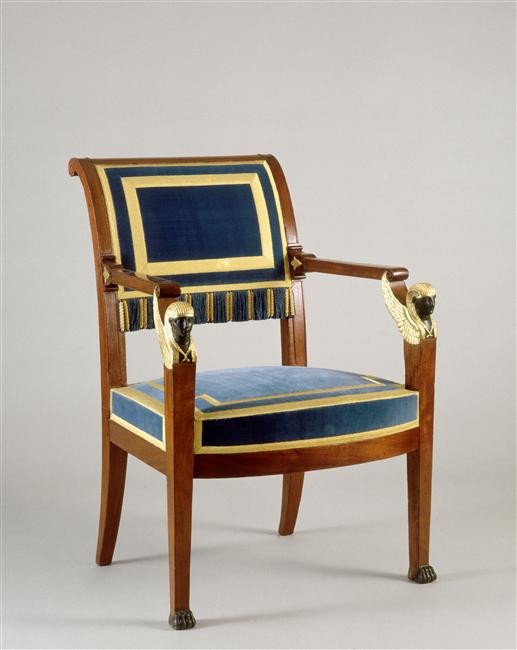 Paire De Chaises Par Jacob Pour Louis Philippe Au Chateau De Bizy - Estampilles Et Marques  Feu-photo-8