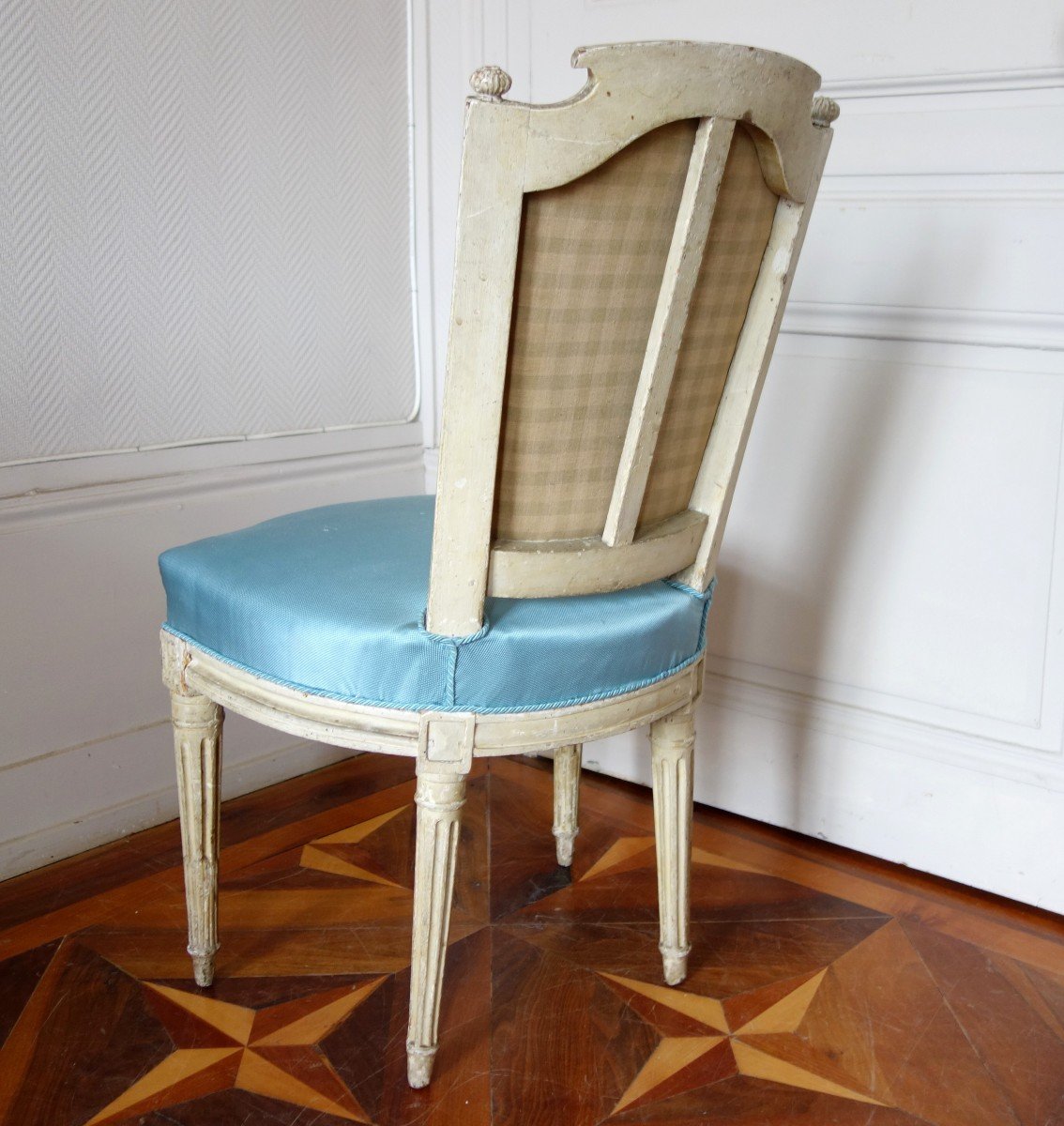 Pair Of Louis XVI Cabriolet Chairs-photo-1
