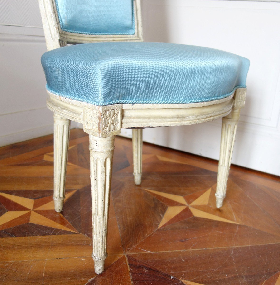 Pair Of Louis XVI Cabriolet Chairs-photo-4