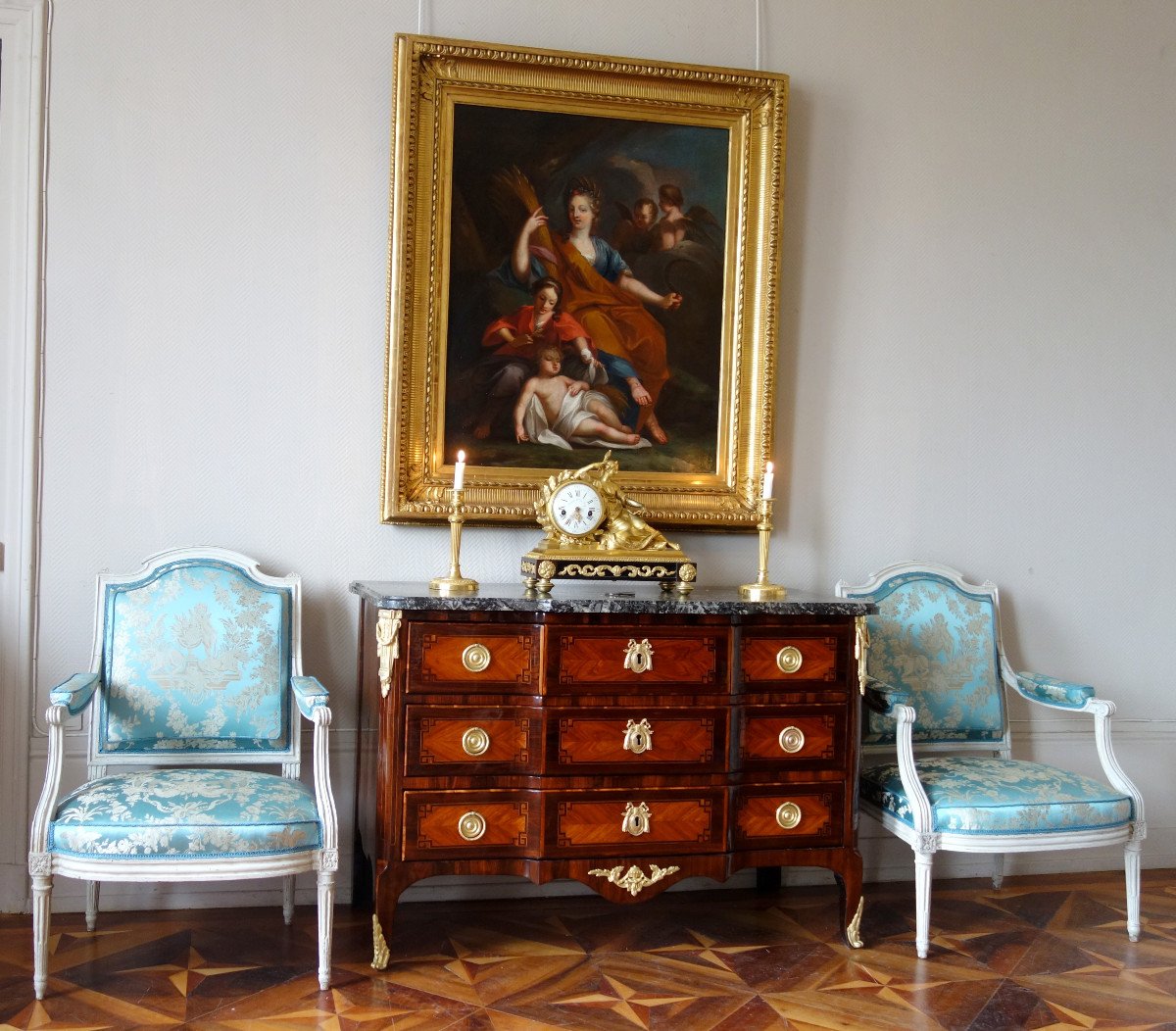 Lepeaute Horloger Du Roi - Greek Style Clock Under Study & Au Temps - Louis XV Period - Ca 1770-photo-6