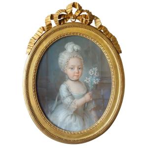 Portrait Pastel De Madame Royale, Marie Thérèse Ch De France, entourage de J. Siffred-Duplessis