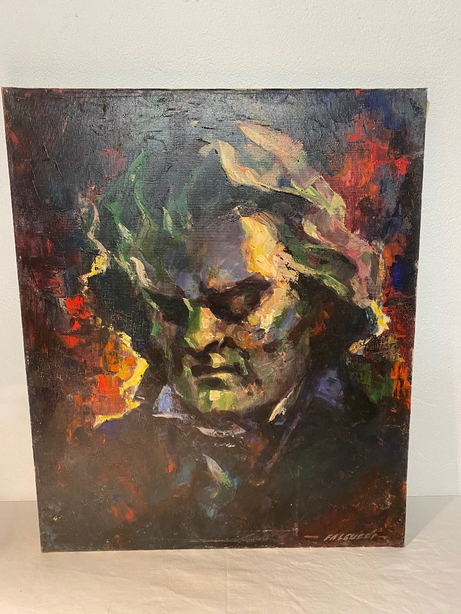 Portrait Of Beethoven By Robert Falcucci