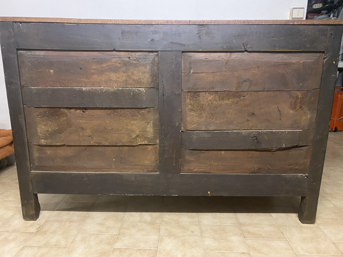 Lxv Provençal Carved Walnut Sideboard-photo-8